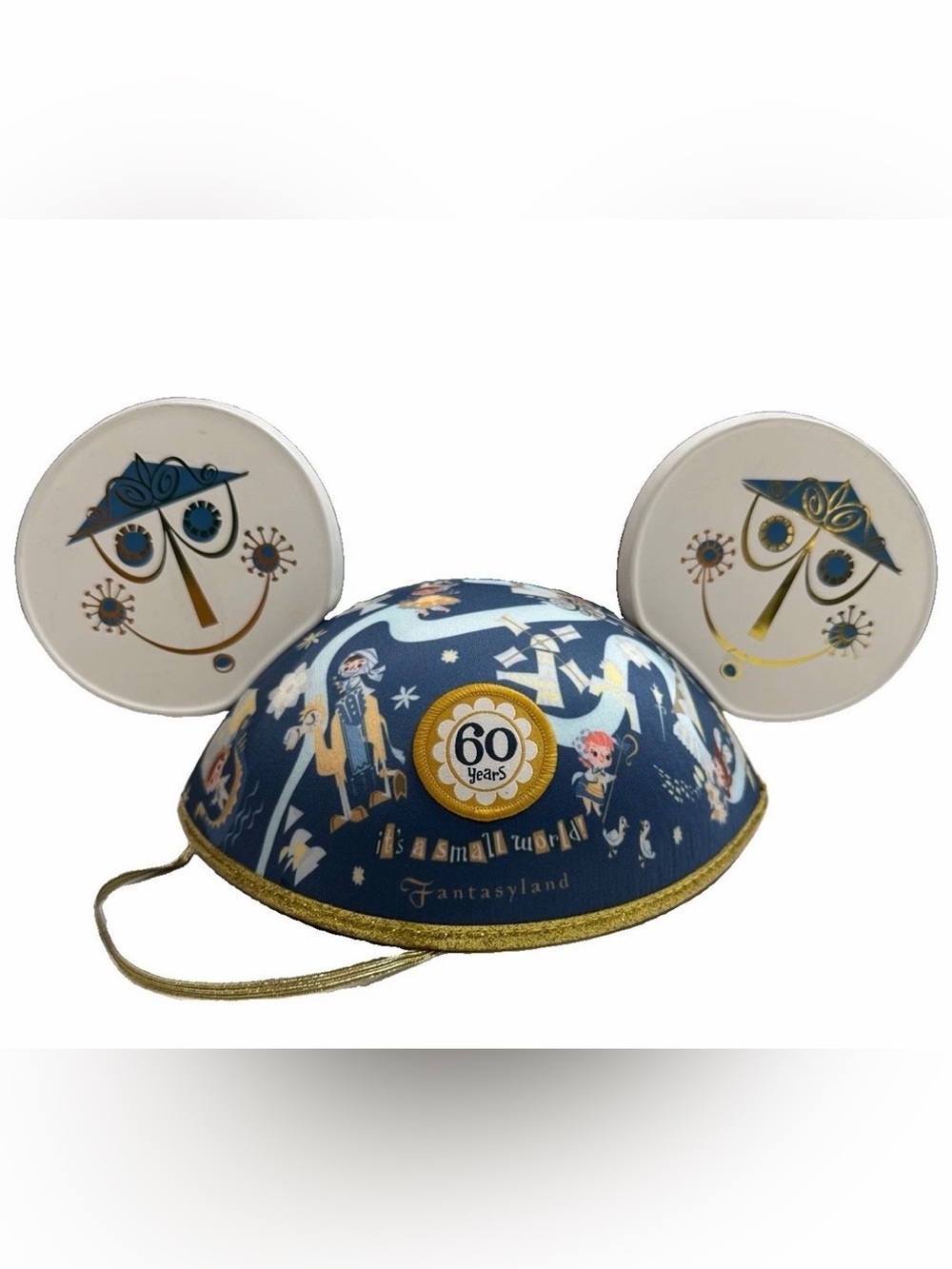 Disneyland 60 Years Fantasyland small world Hat with Mouse Ears